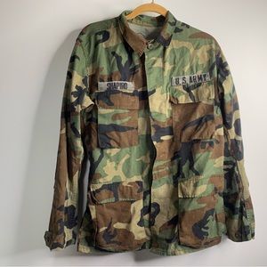 Authentic US ARMY Camo Jacket / Vietnam Era military issued combat